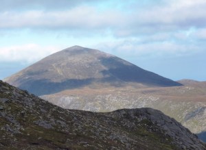 a view of a rocky mountain