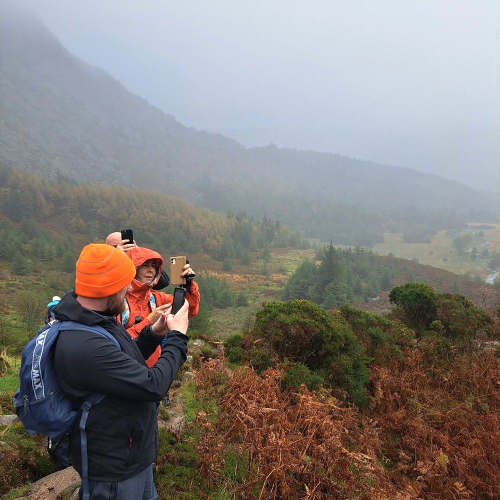 Climbing Lugnaquilla