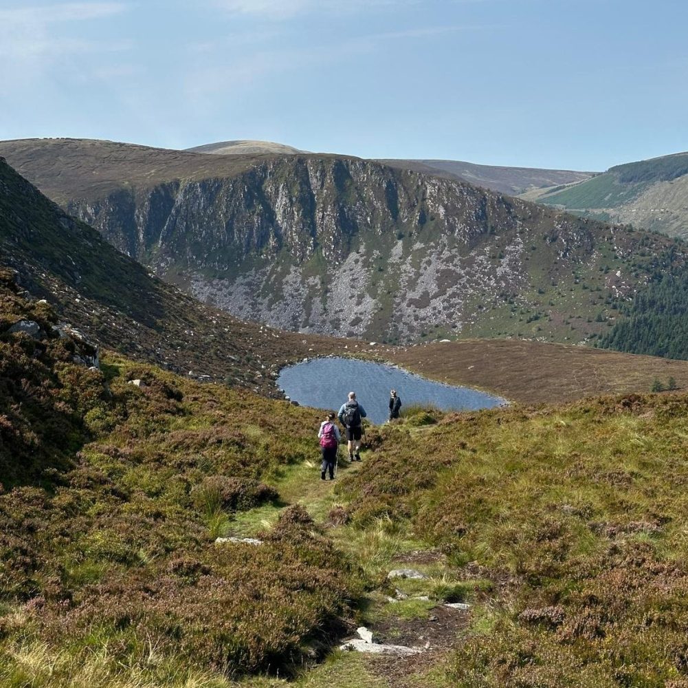Climbing Lugnaquilla
