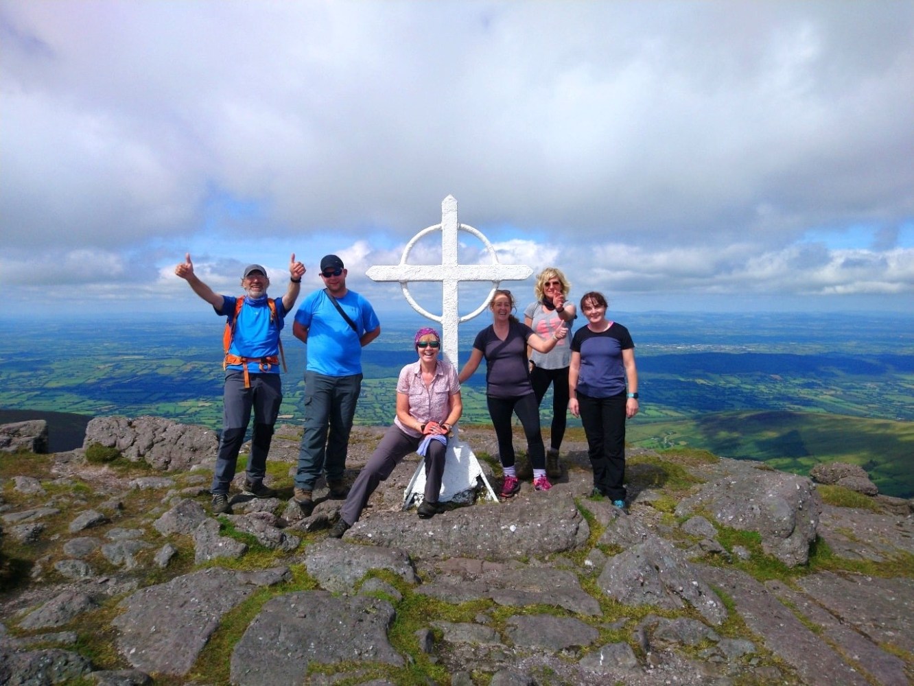 Galtymore summit cross