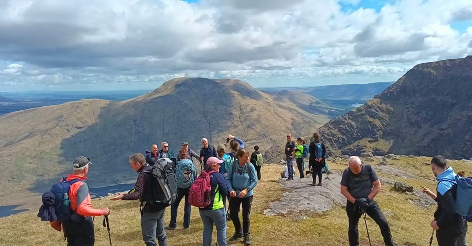 Joining a guided hike